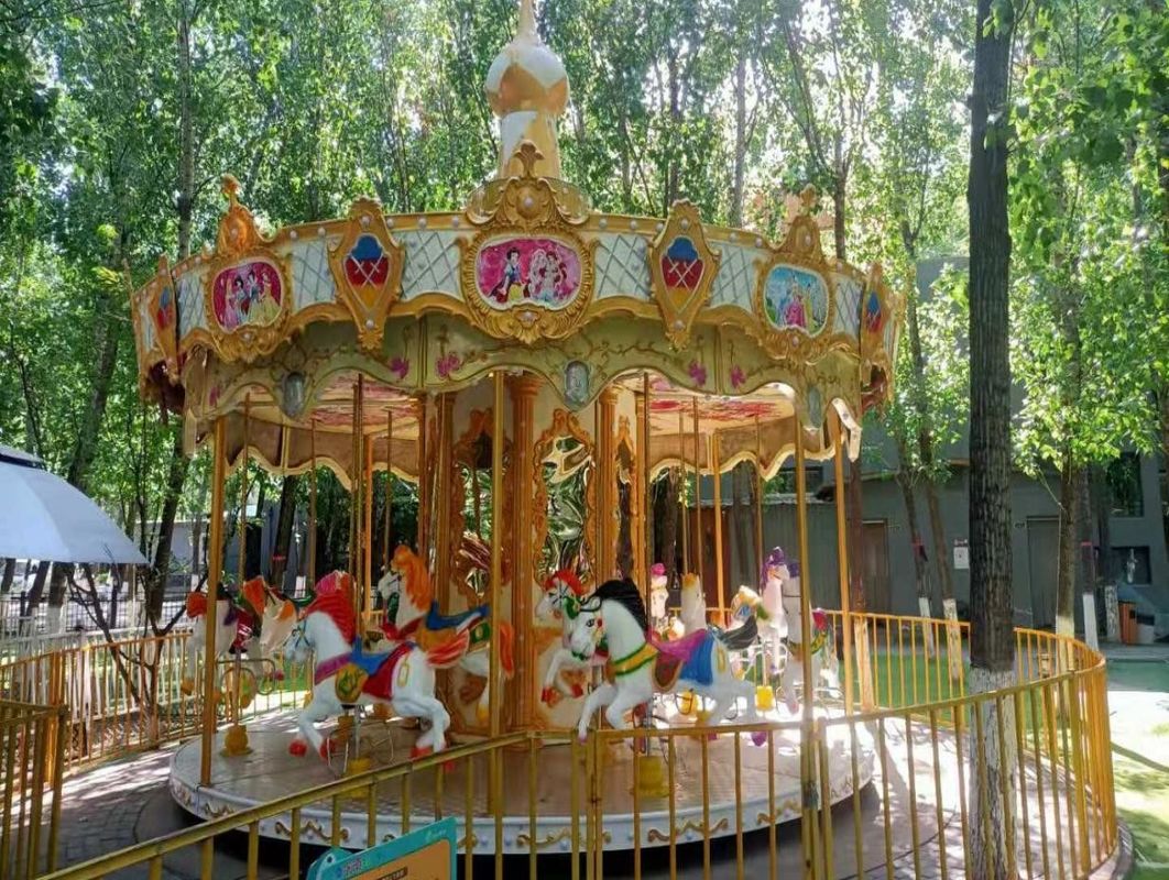 Lüks Eğlence Parkı Karusel Dışarı Park Gezileri Çocuklar En İyi 24 kişilik Karusel Gezileri