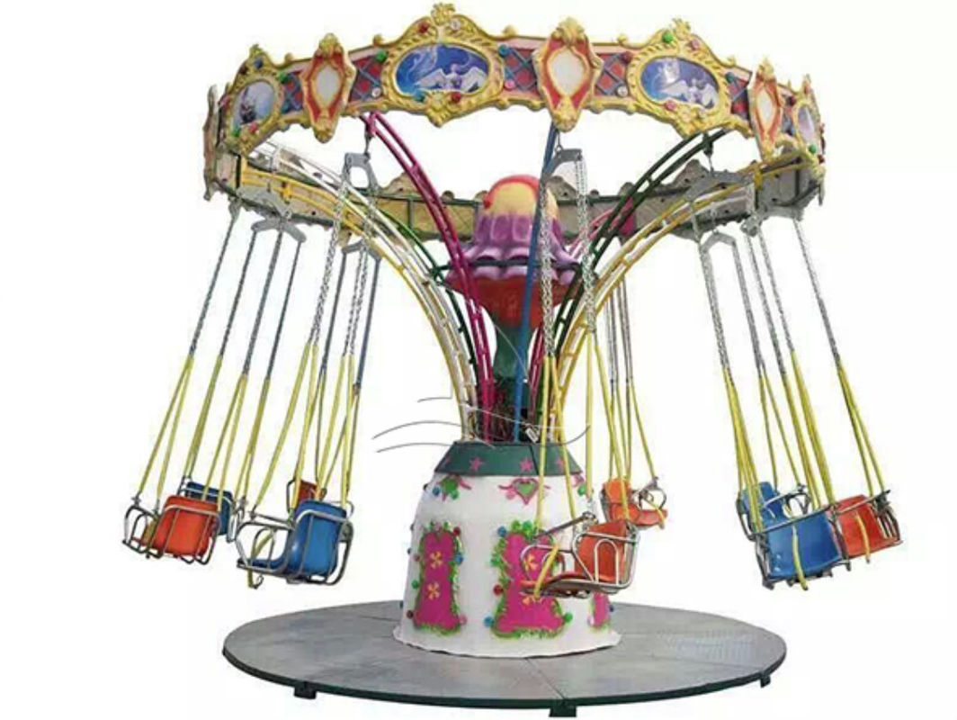 50Hz Açık Açık Karnaval Ekipmanı 100kg 500kg Araç Uçan Sandalye Mini Çocuk Eğlence Tesisleri