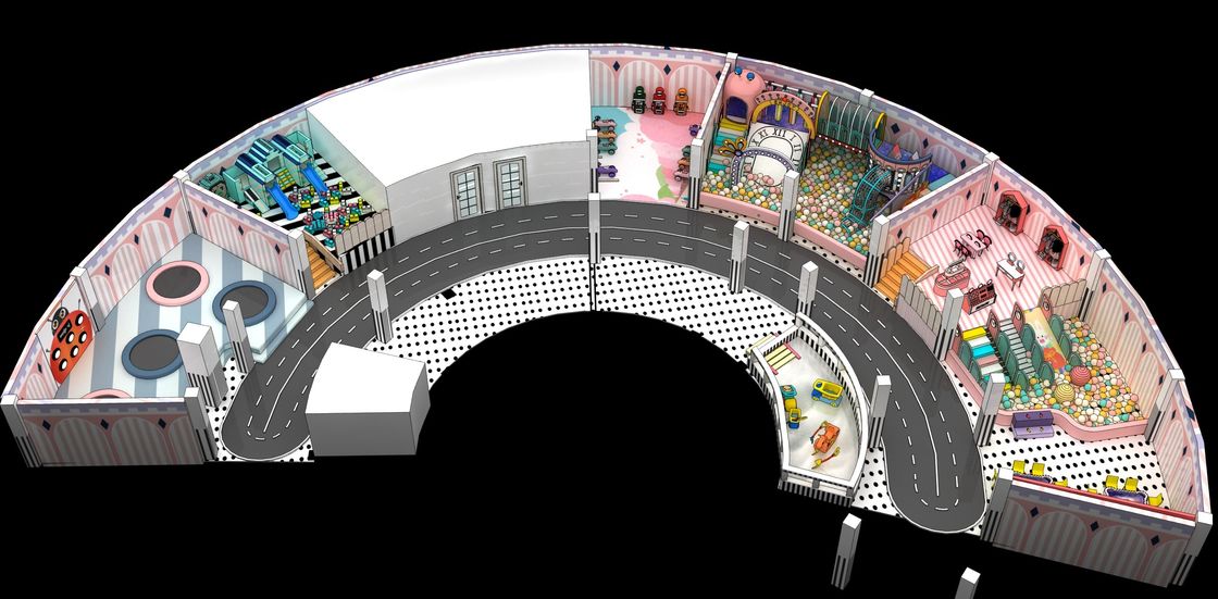 Encourages Creativity And Social Skills Naughty Castle Children's Indoor Soft Amusement Playground Suitable For Schools