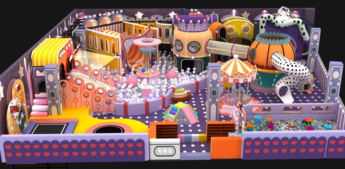 Premium Indoor Playground Soft Play Equipment Set For Kids Commercial Children's Playground With Naughty Castle And Slide