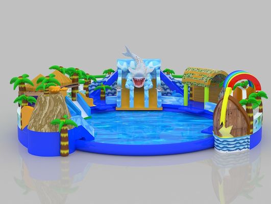 Atlayan Şişme Kale Çocukların Müze 1.2m 1.5m Büyük Atlama Evi
